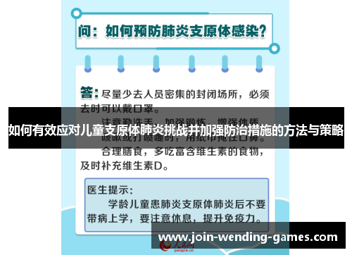 如何有效应对儿童支原体肺炎挑战并加强防治措施的方法与策略